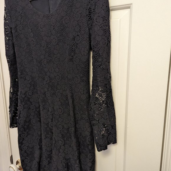 90s Vintage Le Chateau Lace Dress - Size 7, Made in Canada - Picture 5 of 6